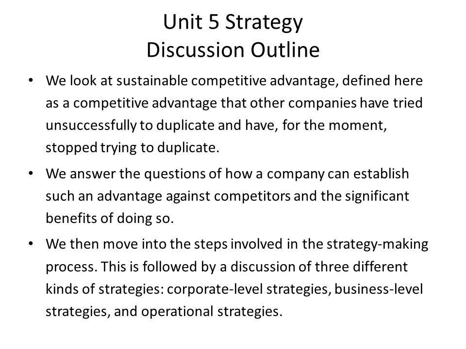 Business plan discussion questions